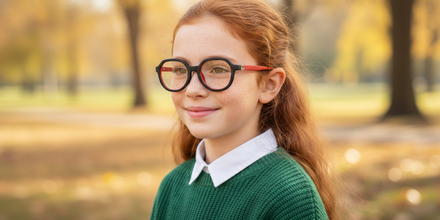 Full Rim Cat Eye Eyeglasses With Adjustable Temples M5204