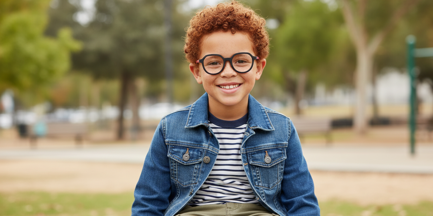 Full Rim Cat Eye Eyeglasses With Adjustable Temples M5204