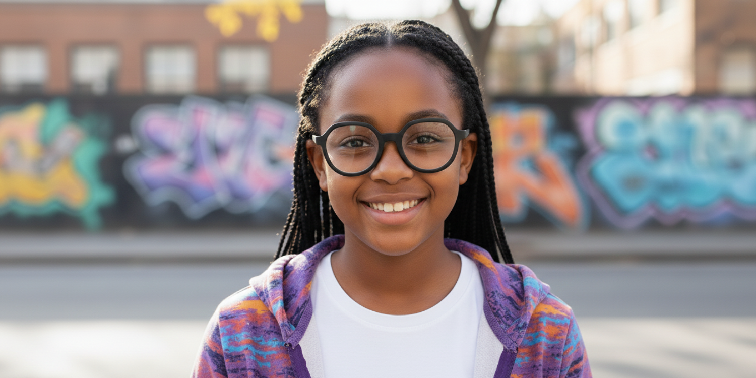 Full Rim Cat Eye Eyeglasses With Adjustable Temples M5204