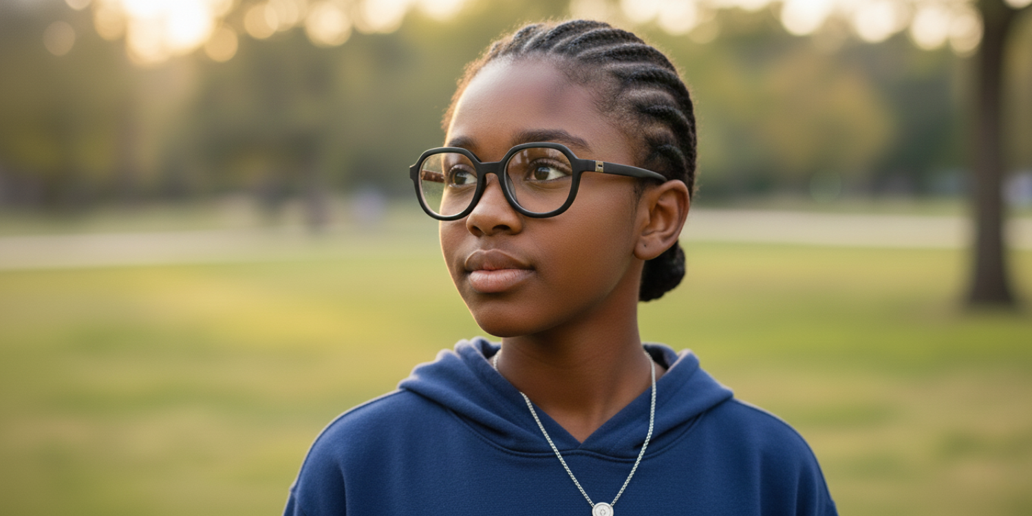 Full Rim Cat Eye Eyeglasses With Adjustable Temples M5204