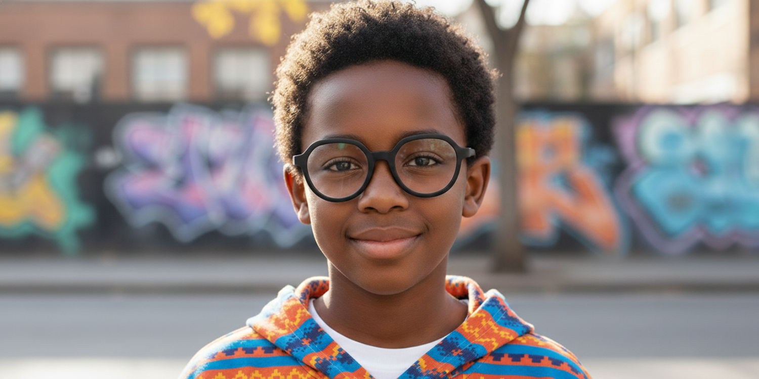 Full Rim Cat Eye Eyeglasses With Adjustable Temples M5204