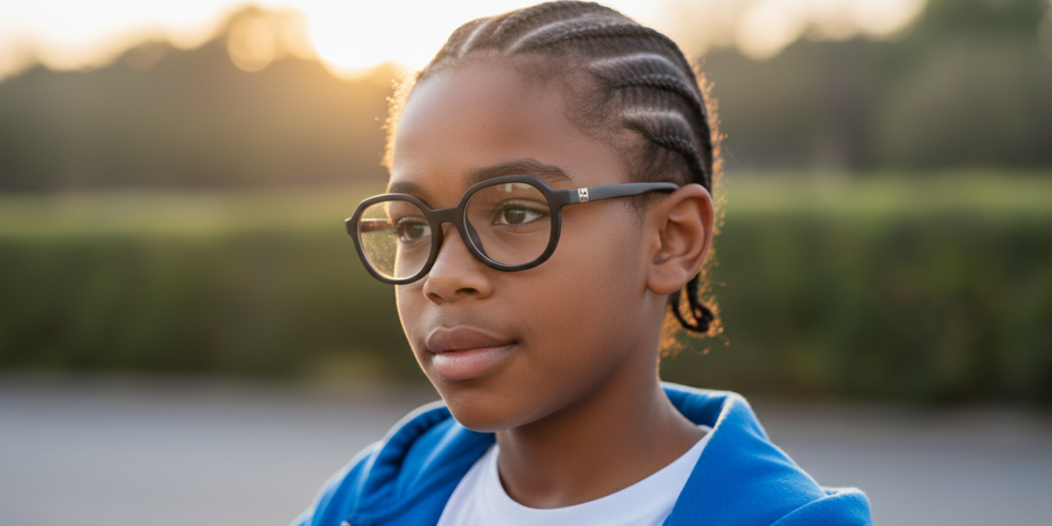 Full Rim Cat Eye Eyeglasses With Adjustable Temples M5204