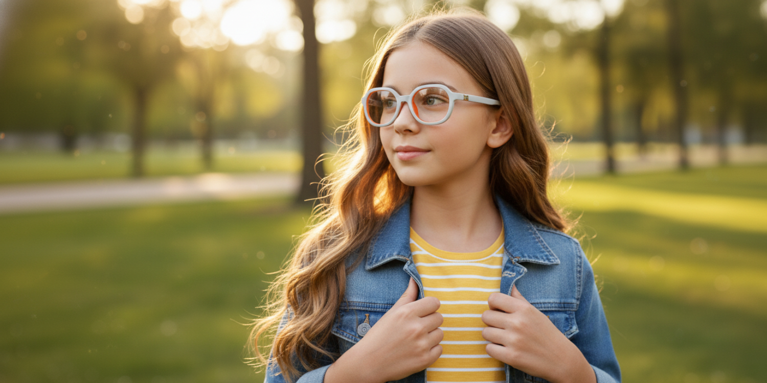 Full Rim Cat Eye Eyeglasses With Adjustable Temples M5204