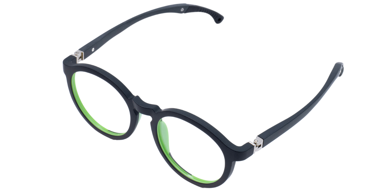 Full Rim Round Eyeglasses With Adjustable Temples M5205