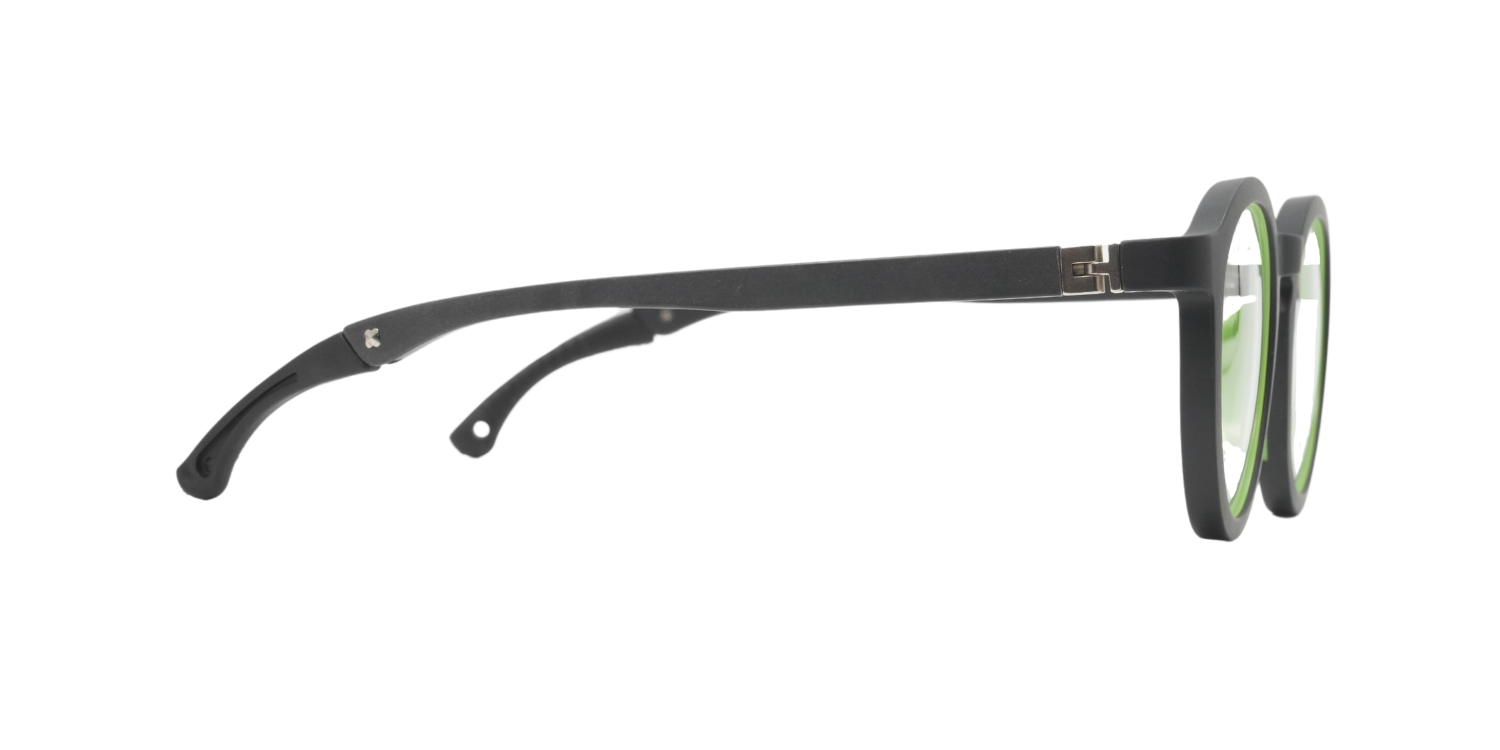 Full Rim Round Eyeglasses With Adjustable Temples M5205