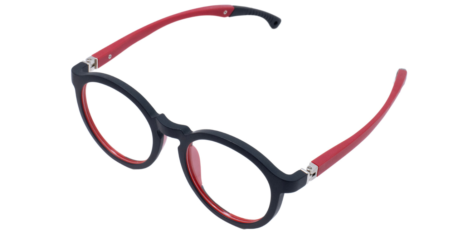 Full Rim Round Eyeglasses With Adjustable Temples M5205