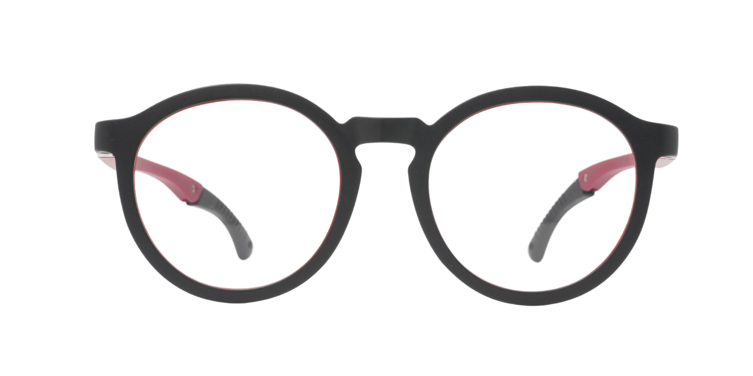 Full Rim Round Eyeglasses With Adjustable Temples M5205