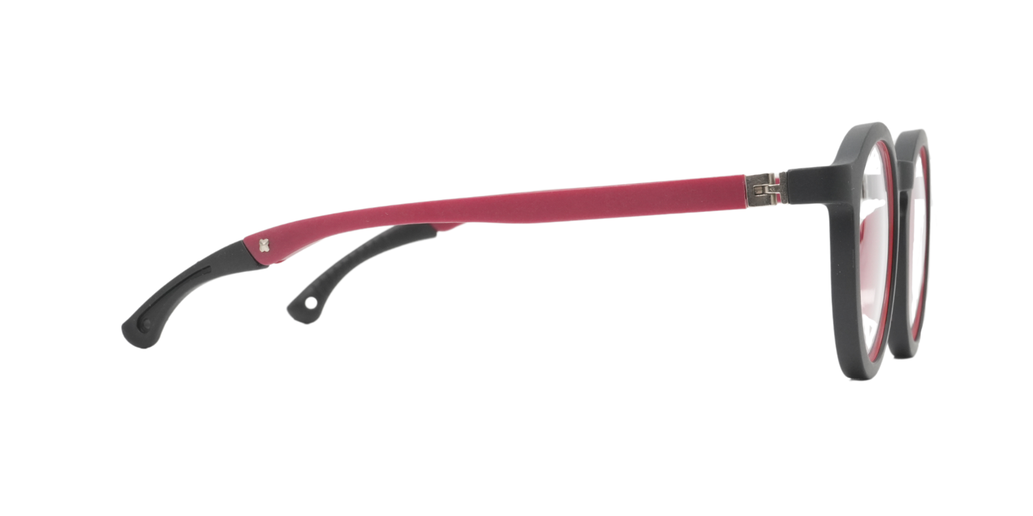 Full Rim Round Eyeglasses With Adjustable Temples M5205