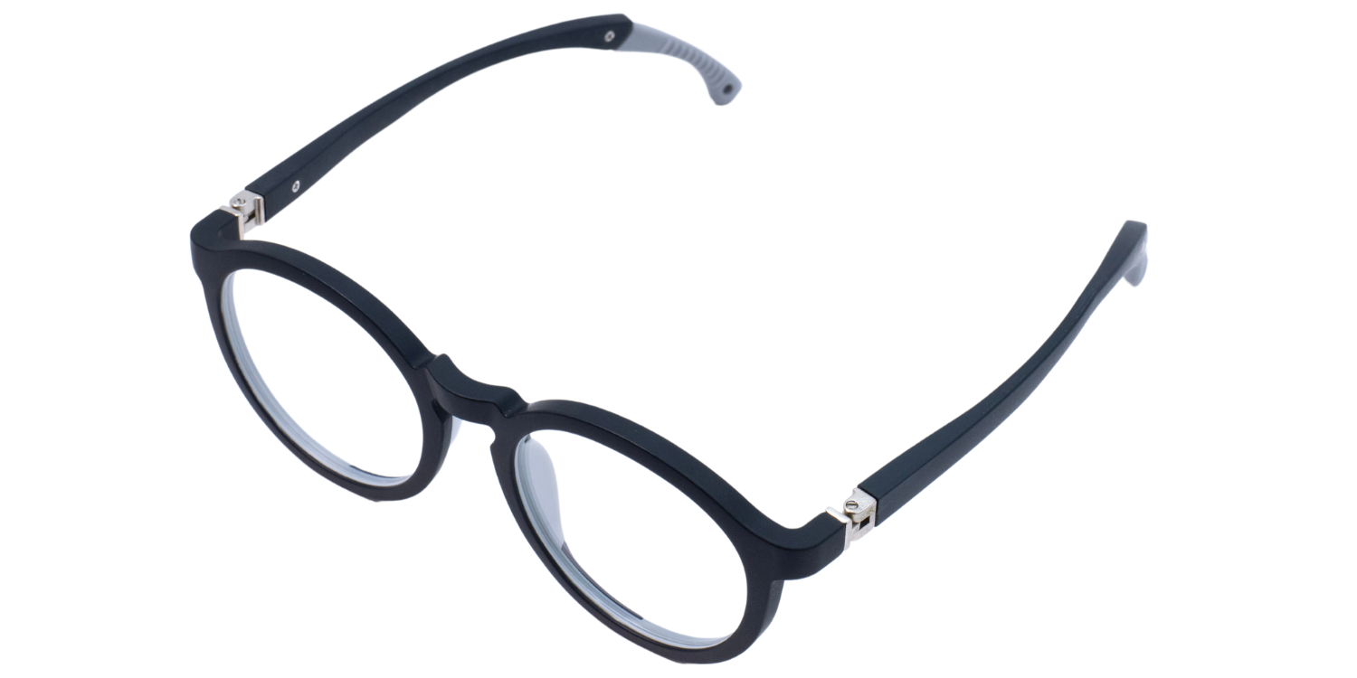 Full Rim Round Eyeglasses With Adjustable Temples M5205