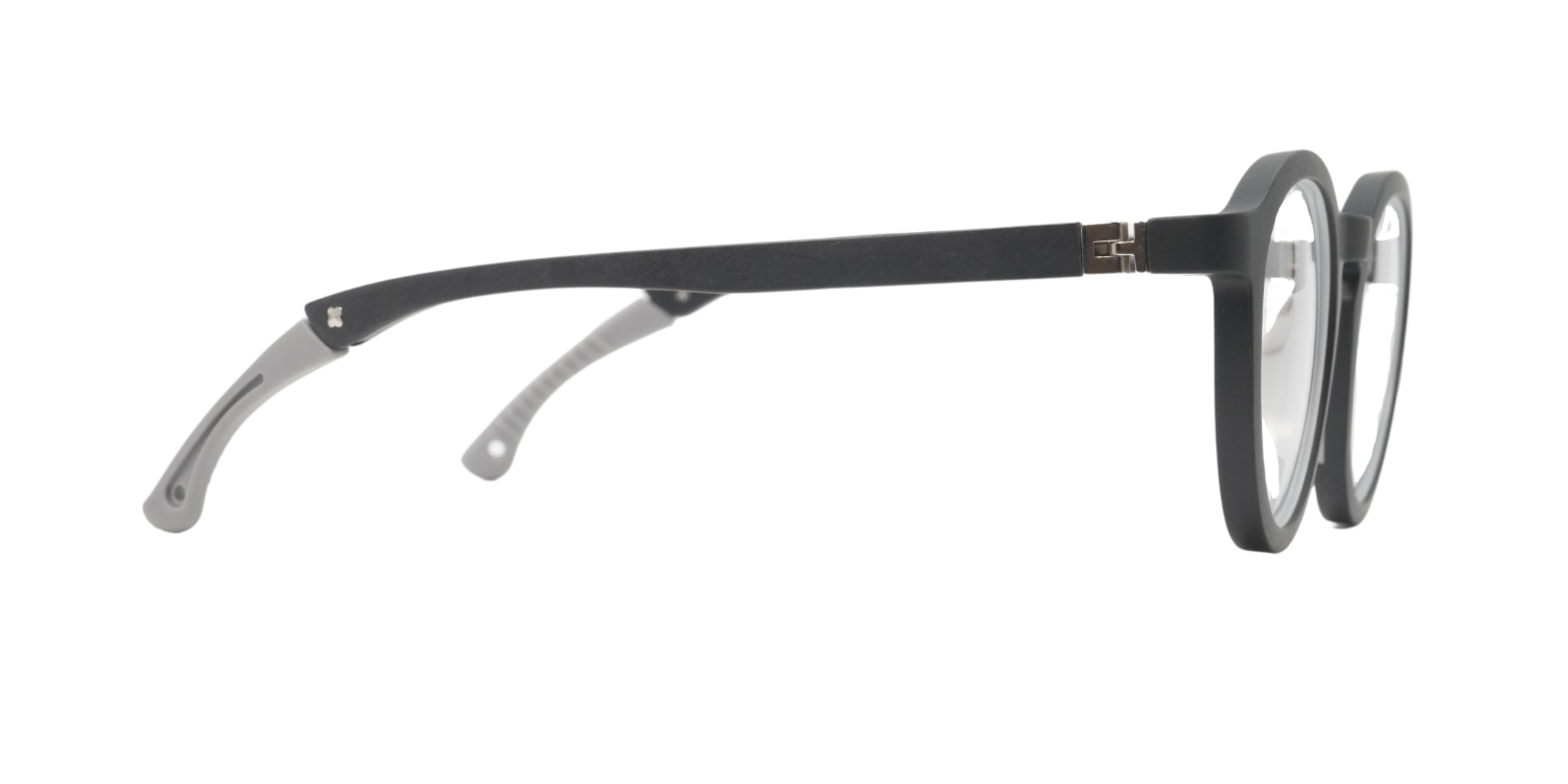 Full Rim Round Eyeglasses With Adjustable Temples M5205