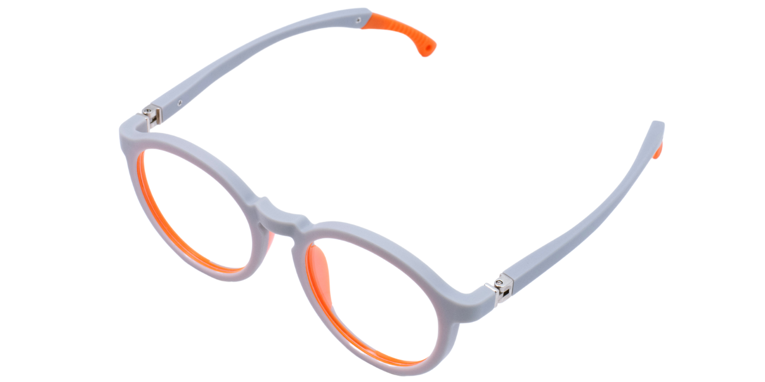Full Rim Round Eyeglasses With Adjustable Temples M5205