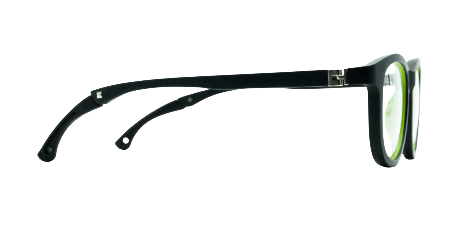 Full Rim Round Eyeglasses With Adjustable Temples M5206