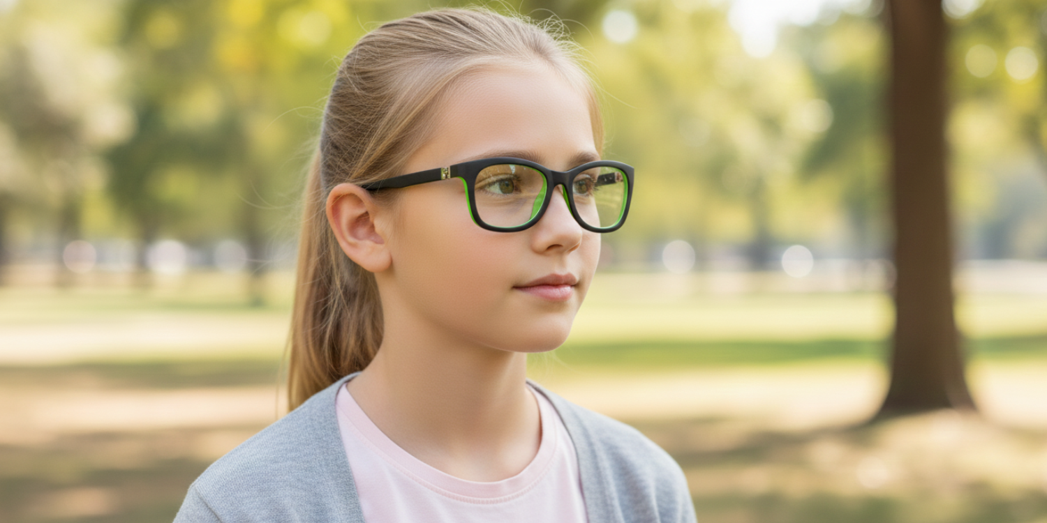 Full Rim Round Eyeglasses With Adjustable Temples M5206