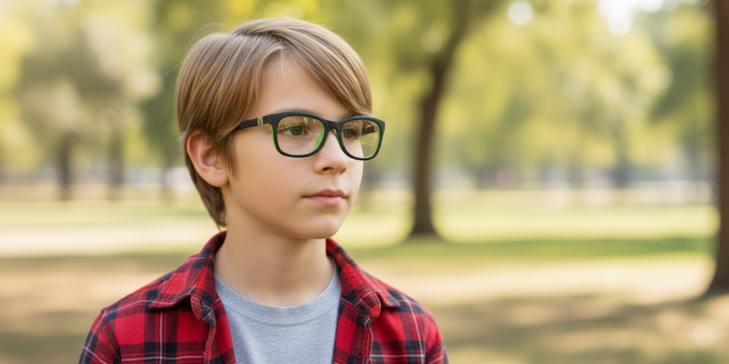 Full Rim Round Eyeglasses With Adjustable Temples M5206