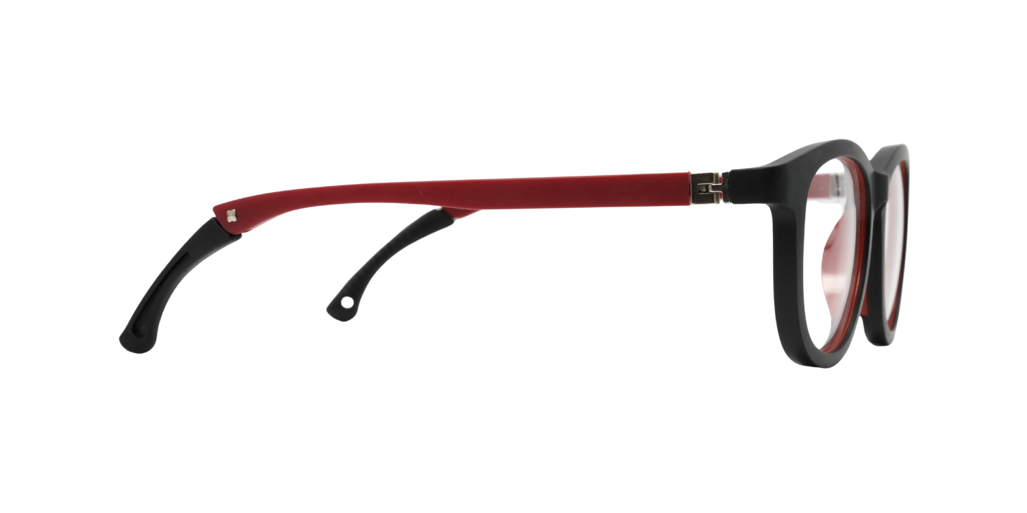 Full Rim Round Eyeglasses With Adjustable Temples M5206