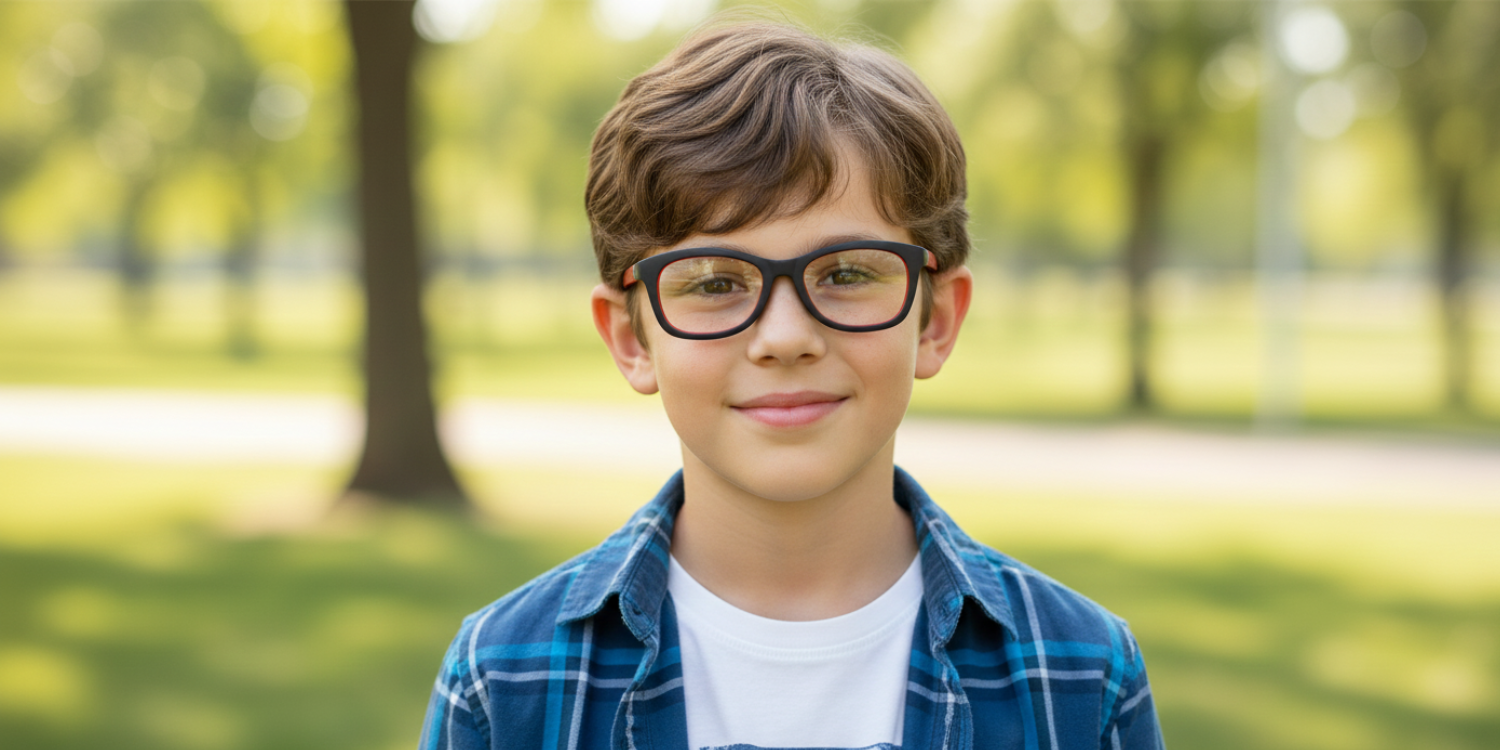 Full Rim Round Eyeglasses With Adjustable Temples M5206