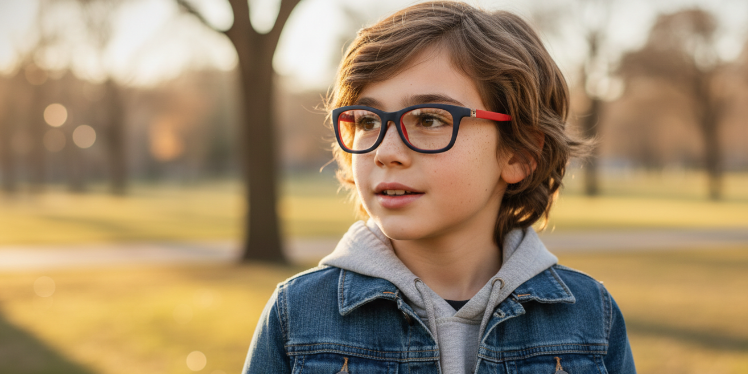 Full Rim Round Eyeglasses With Adjustable Temples M5206