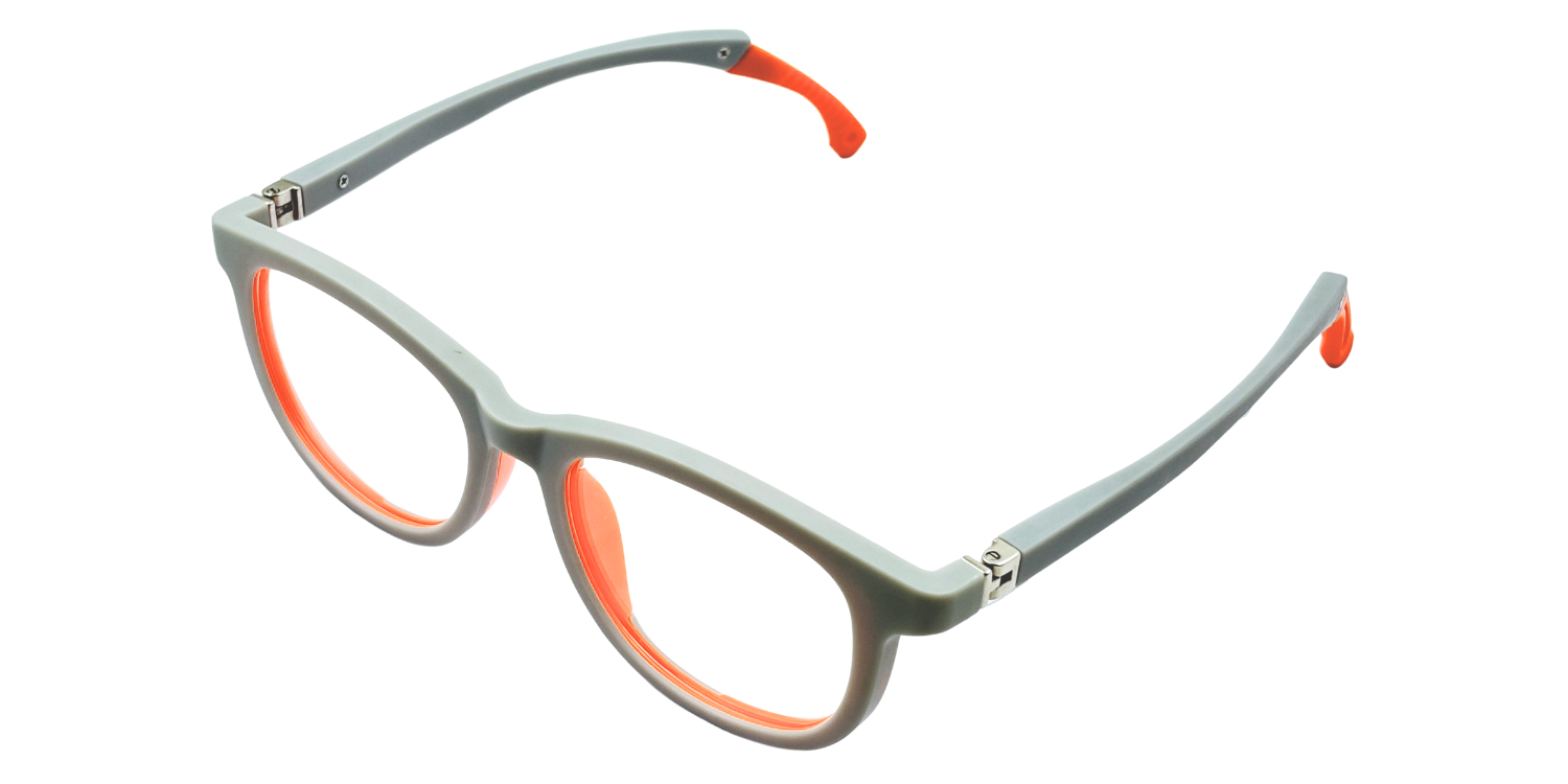 Full Rim Round Eyeglasses With Adjustable Temples M5206