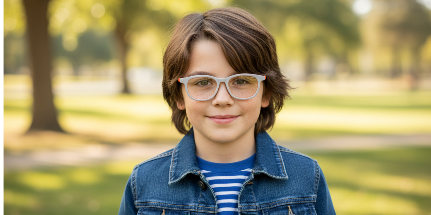 Full Rim Round Eyeglasses With Adjustable Temples M5206
