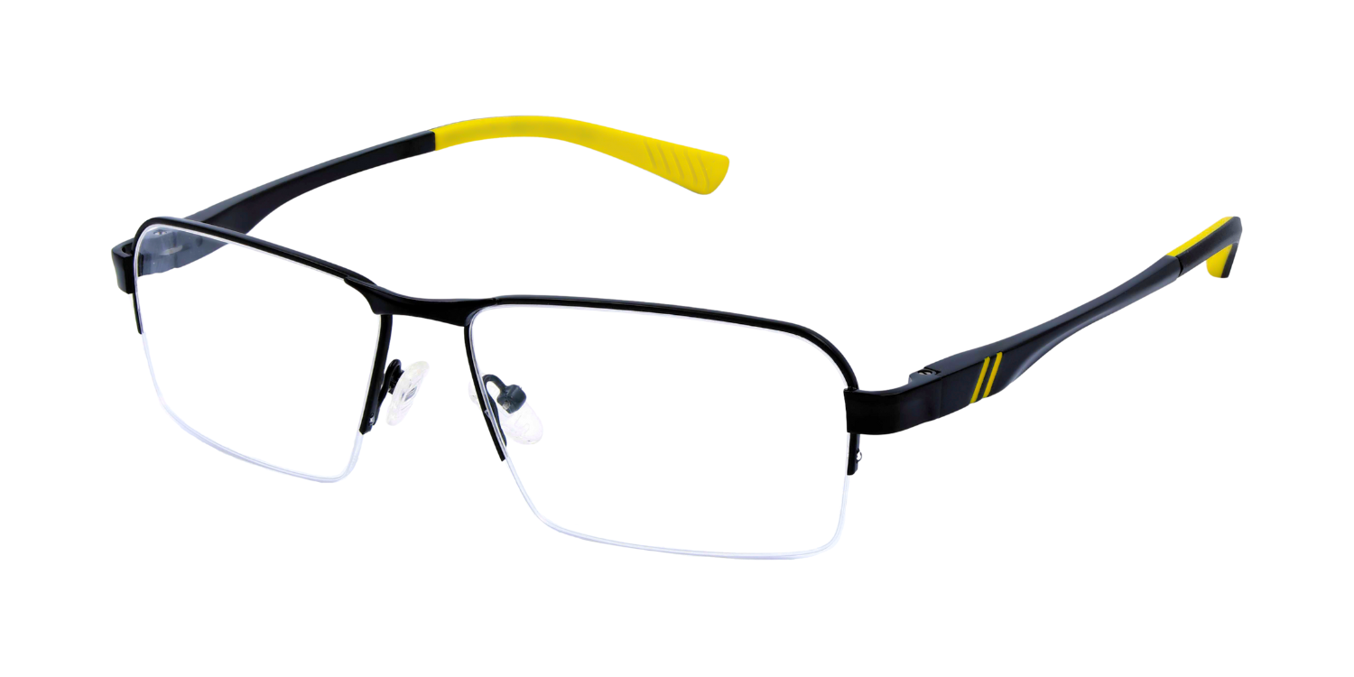 Half Rim Rectangle Classic Eyeglasses M8003