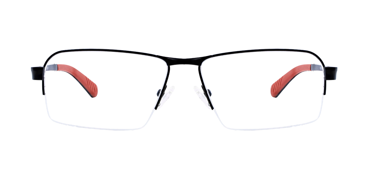 Half Rim Rectangle Classic Eyeglasses M8003