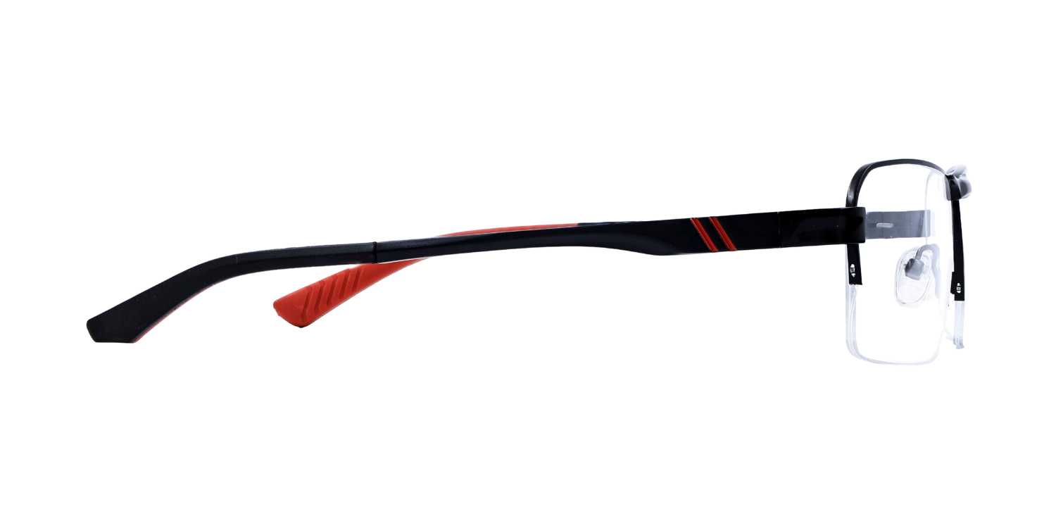Half Rim Rectangle Classic Eyeglasses M8003