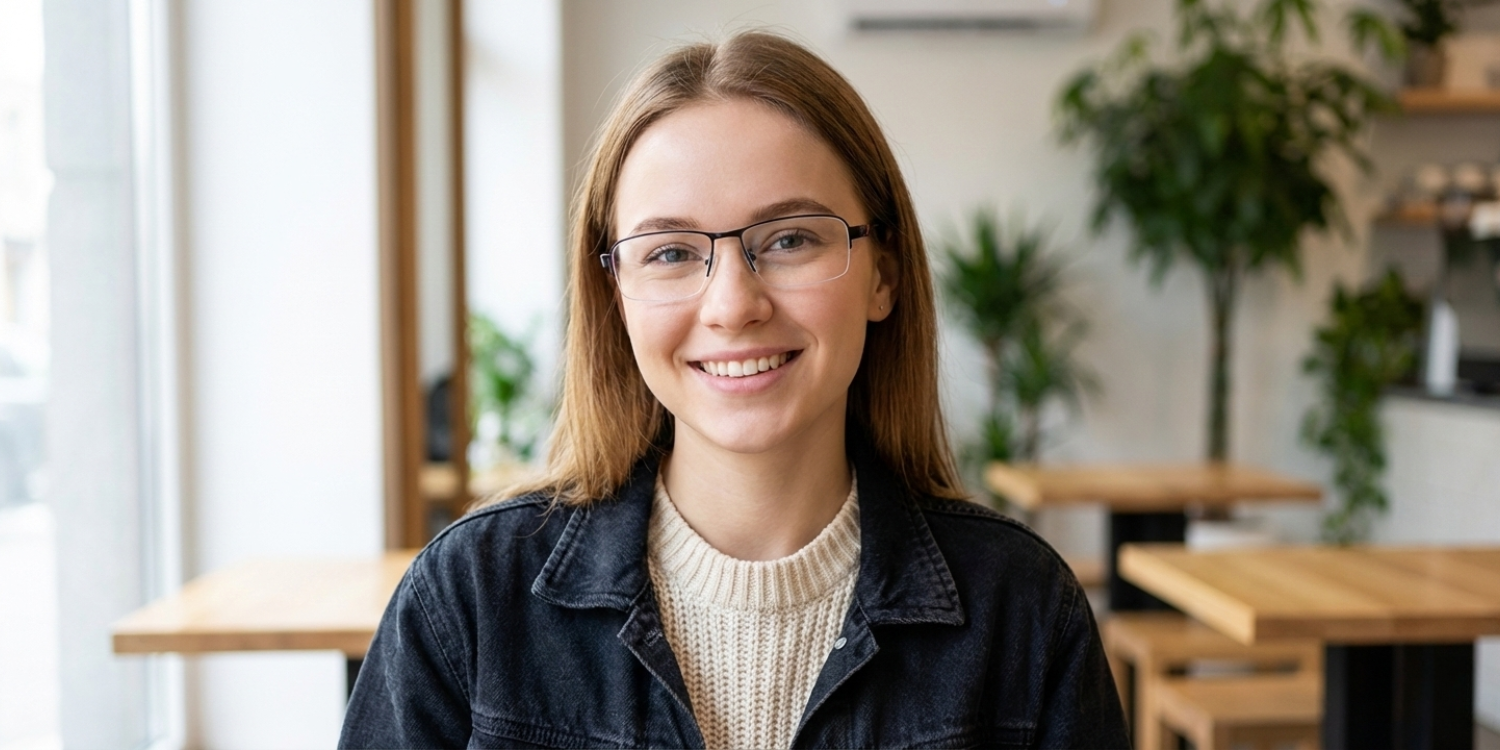 Half Rim Rectangle Classic Eyeglasses M8003