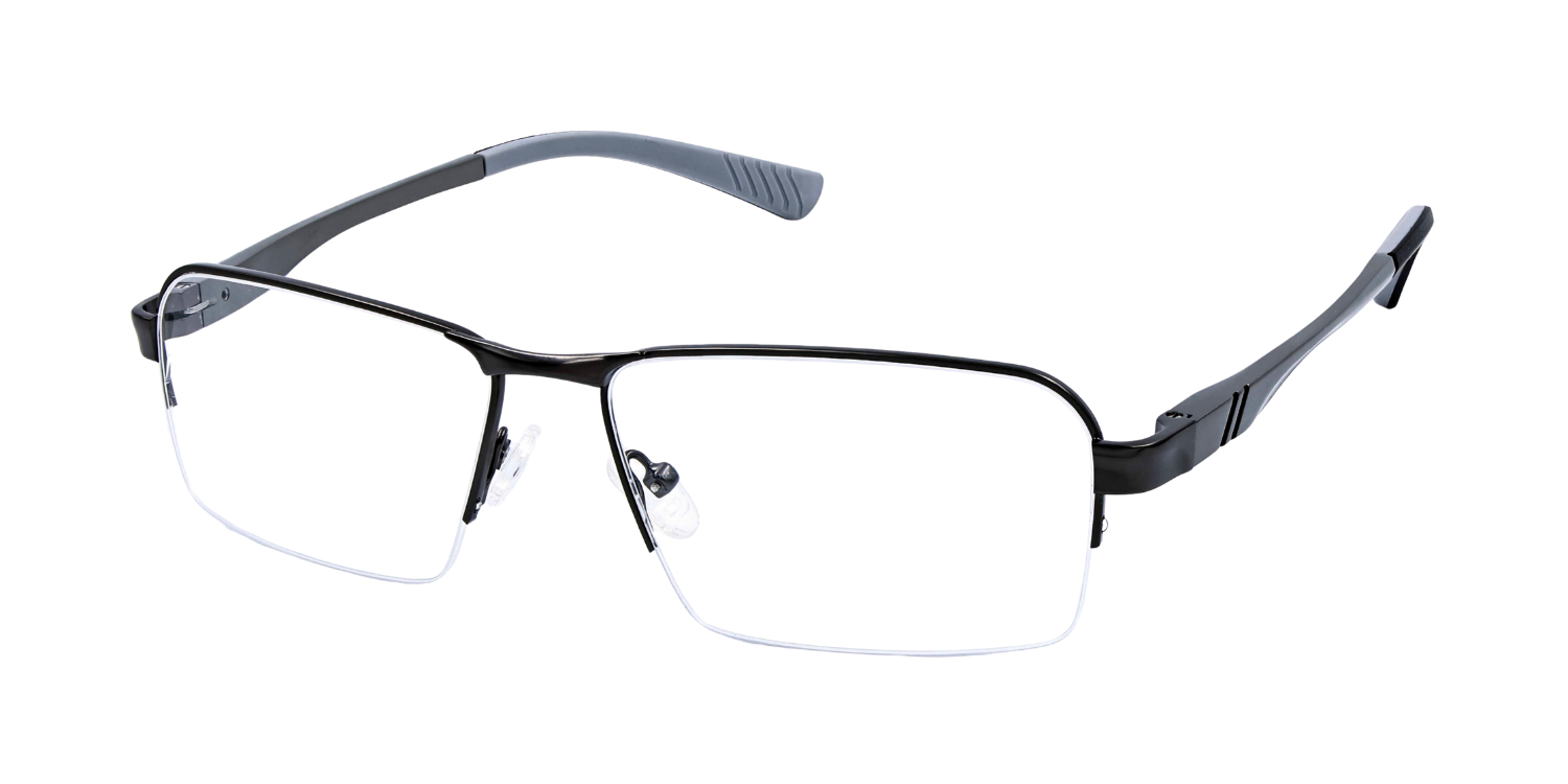 Half Rim Rectangle Classic Eyeglasses M8003