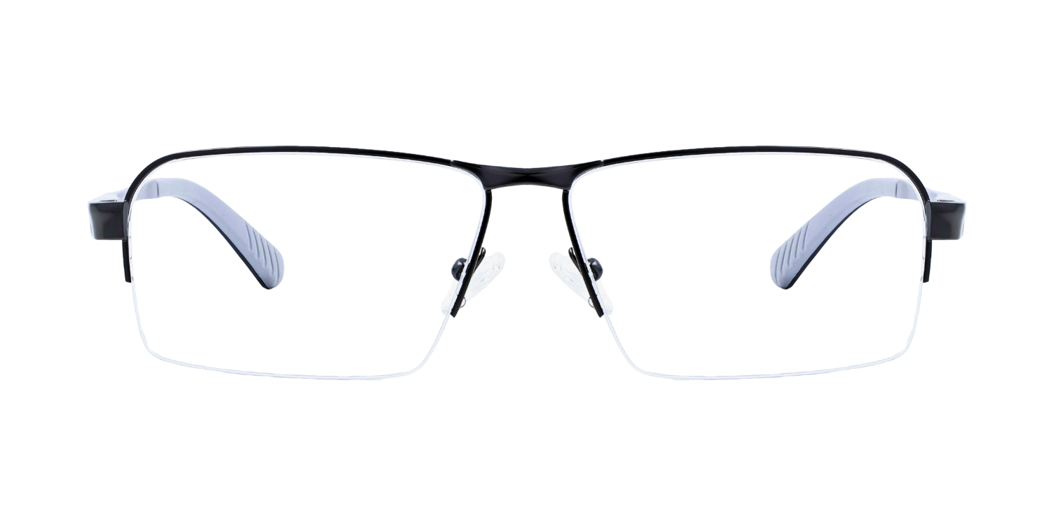 Half Rim Rectangle Classic Eyeglasses M8003
