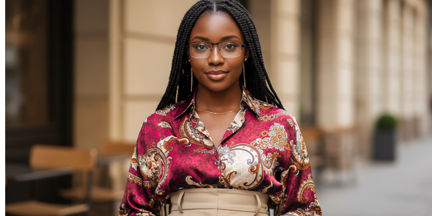 Half Rim Rectangle Classic Eyeglasses M8003