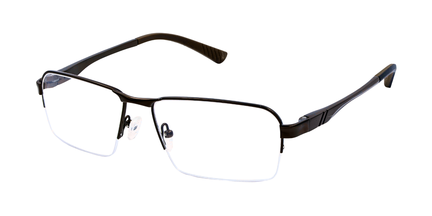 Half Rim Rectangle Classic Eyeglasses M8003