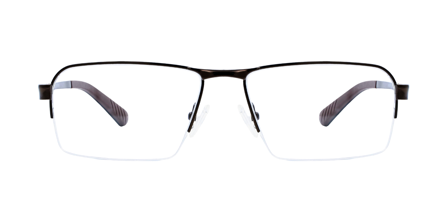 Half Rim Rectangle Classic Eyeglasses M8003