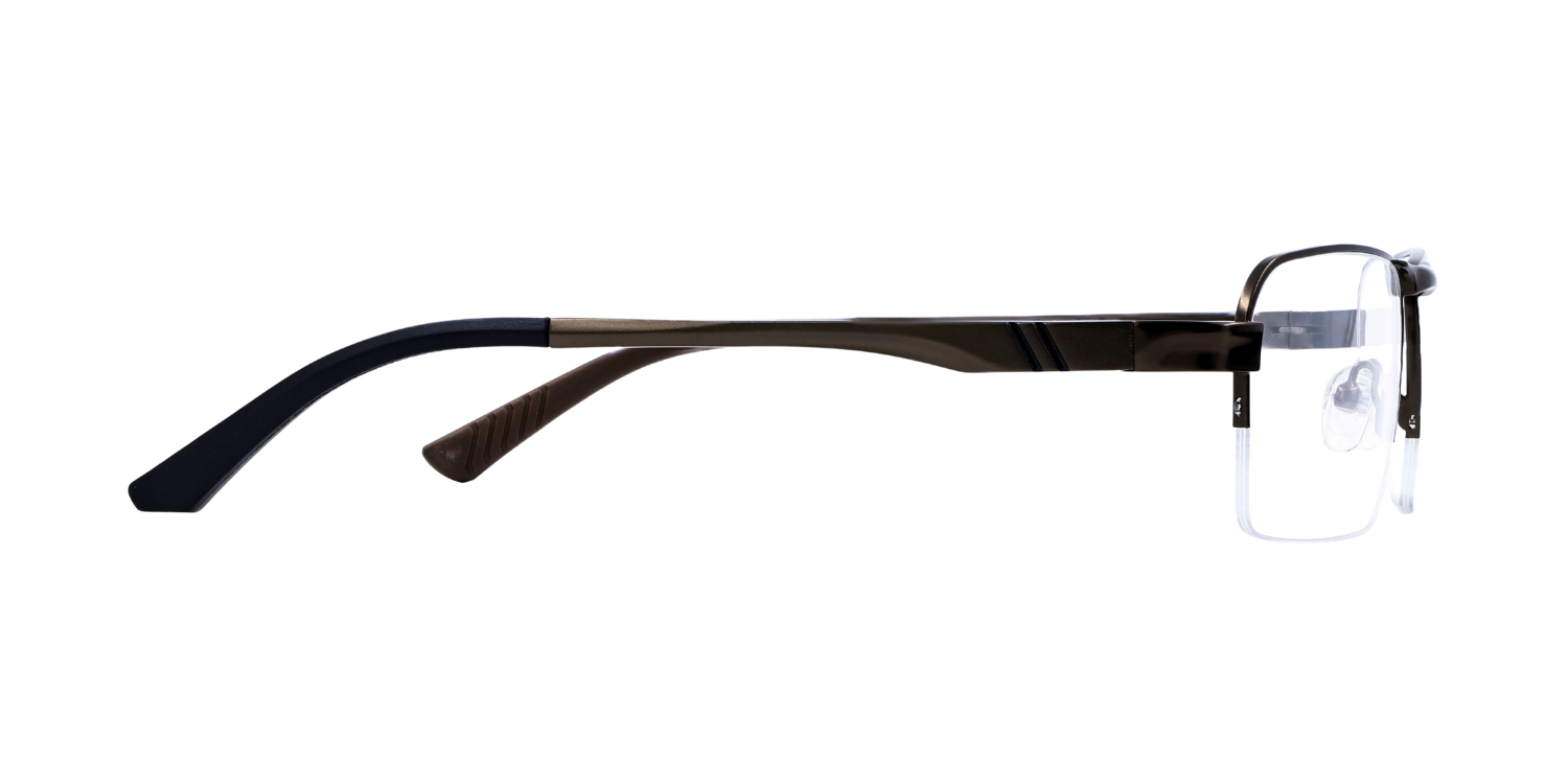 Half Rim Rectangle Classic Eyeglasses M8003