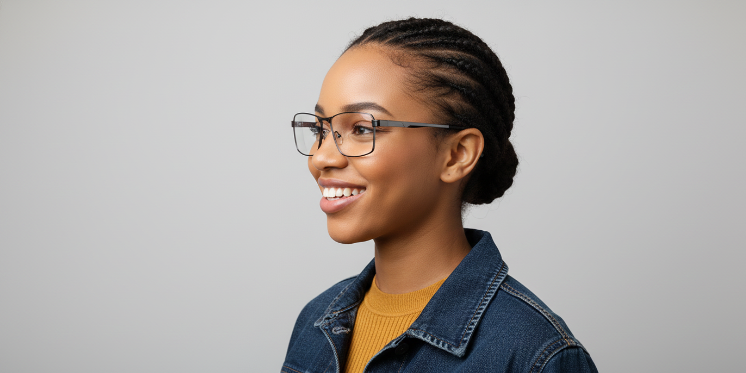 Full Rim Rectangle Classic Eyeglasses M8024