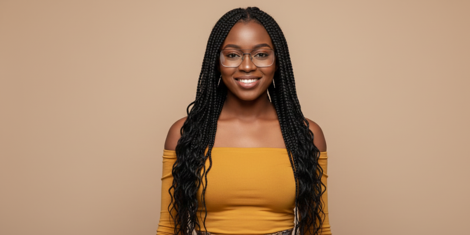 Half Rim Double Bridge Rectangle Classic Eyeglasses M8026