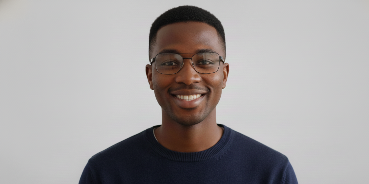 Half Rim Double Bridge Rectangle Classic Eyeglasses M8026