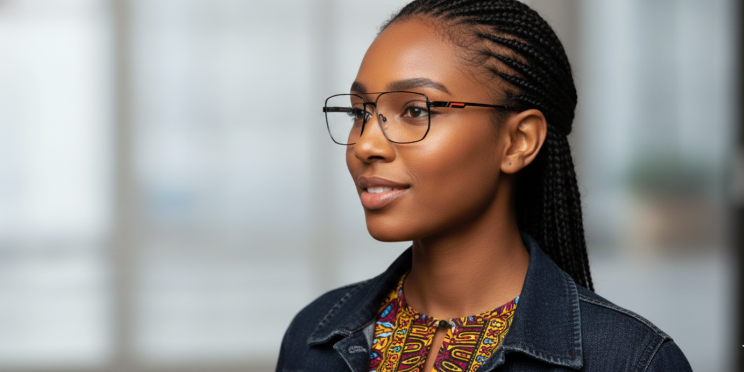 Full Rim Double Bridge Rectangle Classic Eyeglasses M8102