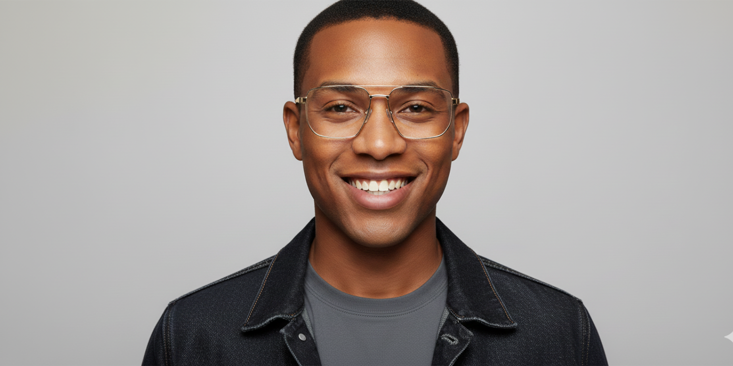 Full Rim Double Bridge Rectangle Classic Eyeglasses M8102