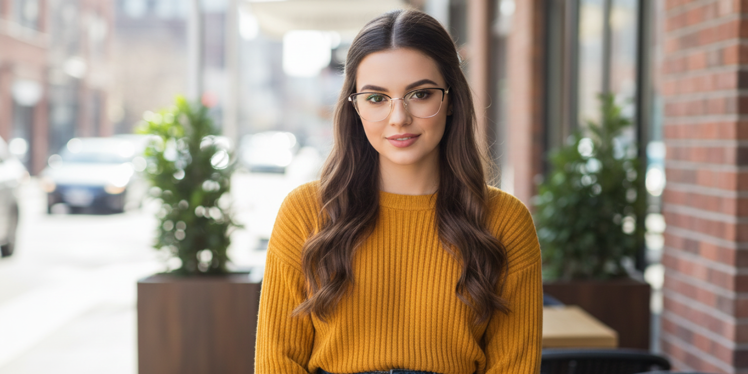 Full Rim Cat Eye Classic Eyeglasses ME033