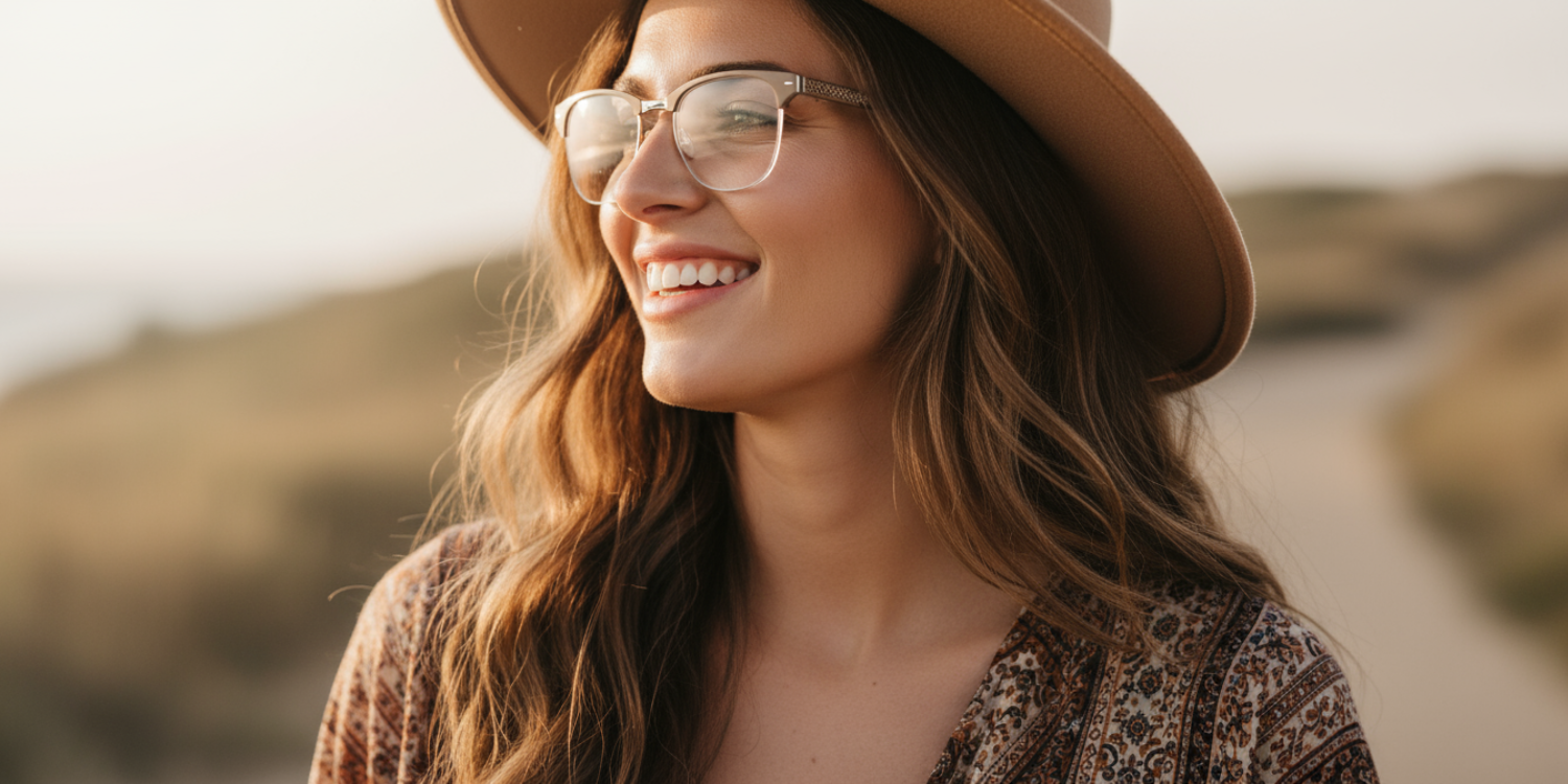 Half Rim Round Classic Eyeglasses M23518