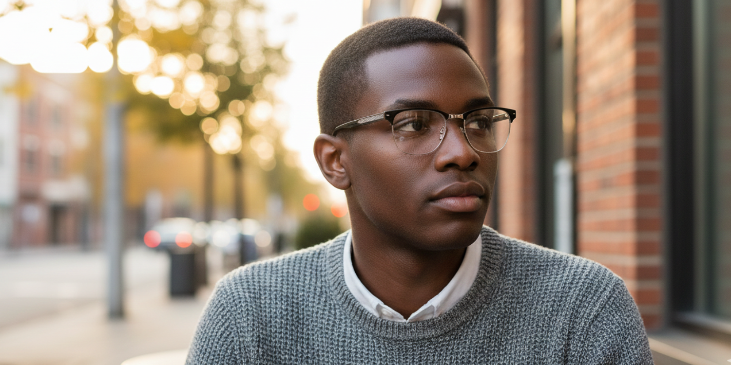 Half Rim Round Classic Eyeglasses M23518