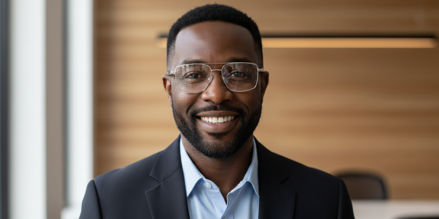 Half Rim Double Bridge Rectangle Classic Eyeglasses PY3365