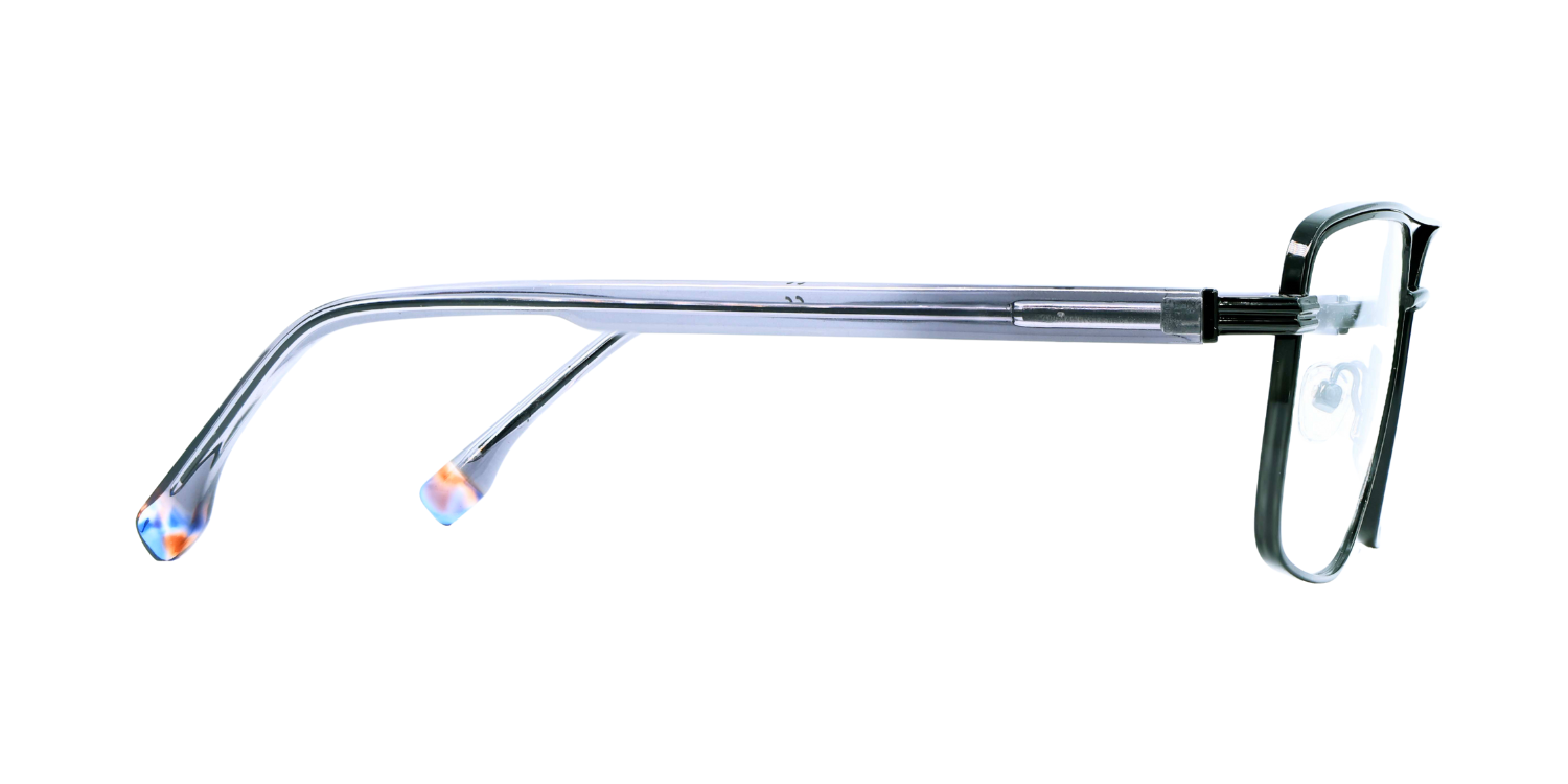 Half Rim Double Bridge Rectangle Classic Eyeglasses PY3365