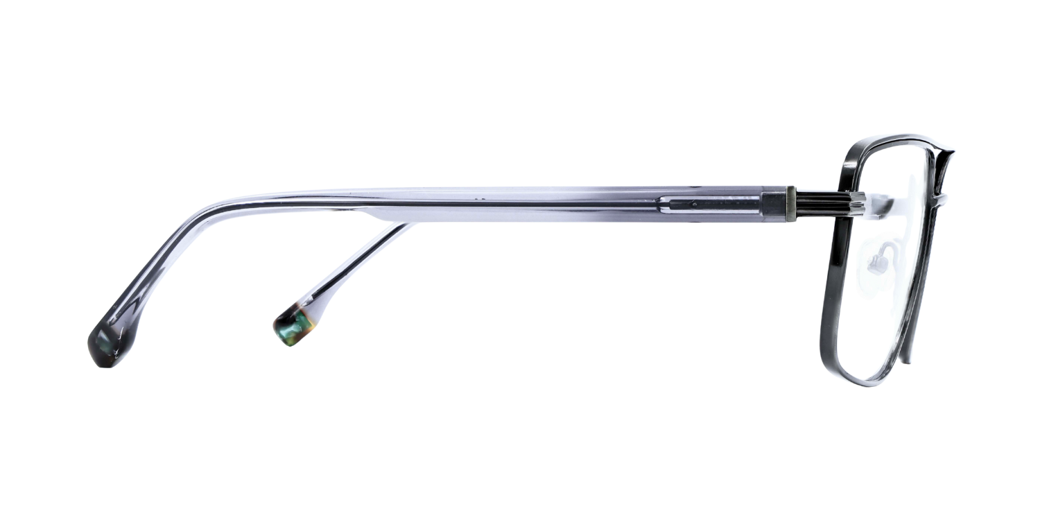 Half Rim Double Bridge Rectangle Classic Eyeglasses PY3365