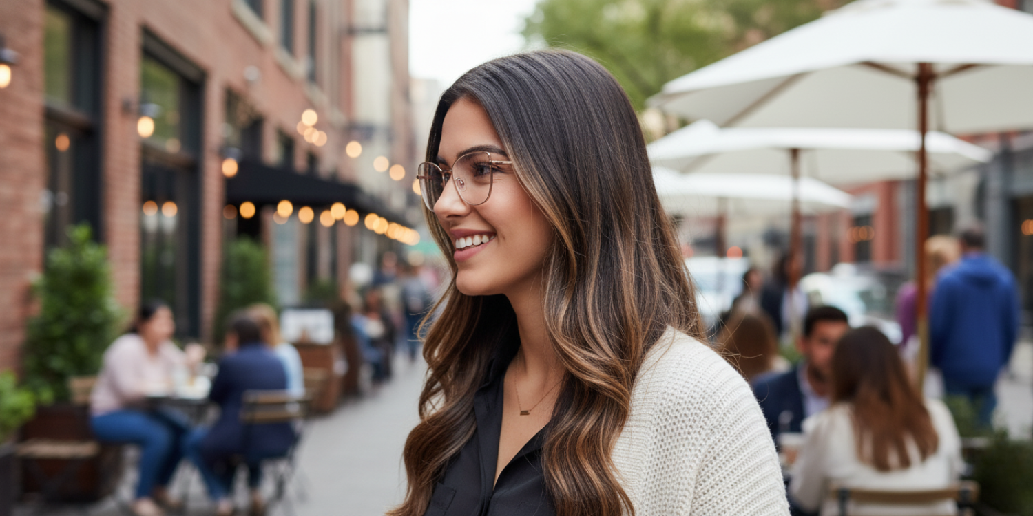 Full Rim Cat Eye Classic Eyeglasses PY7704