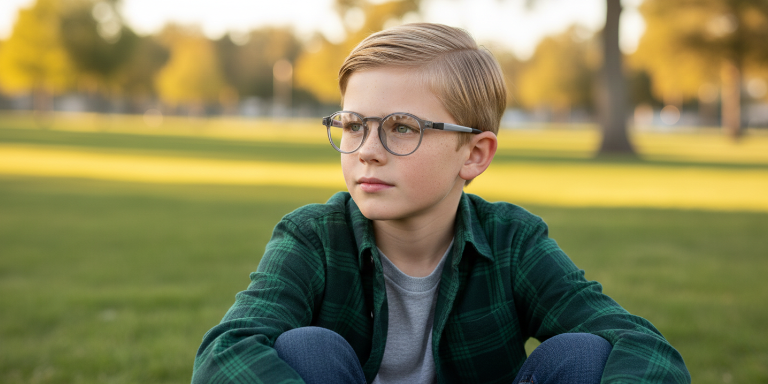 Full Rim Round Eyeglasses RB8007