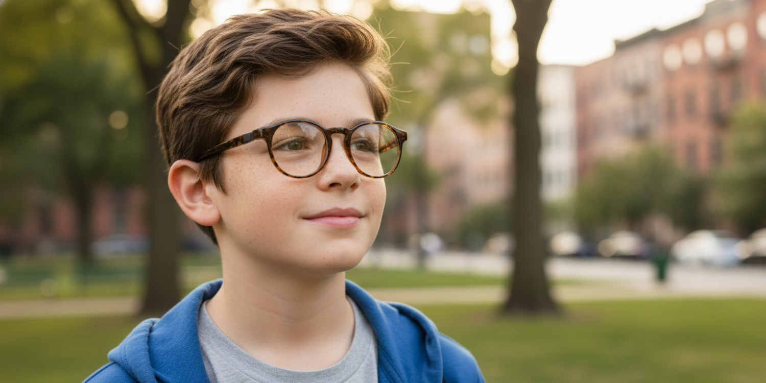 Full Rim Round Eyeglasses RB8007