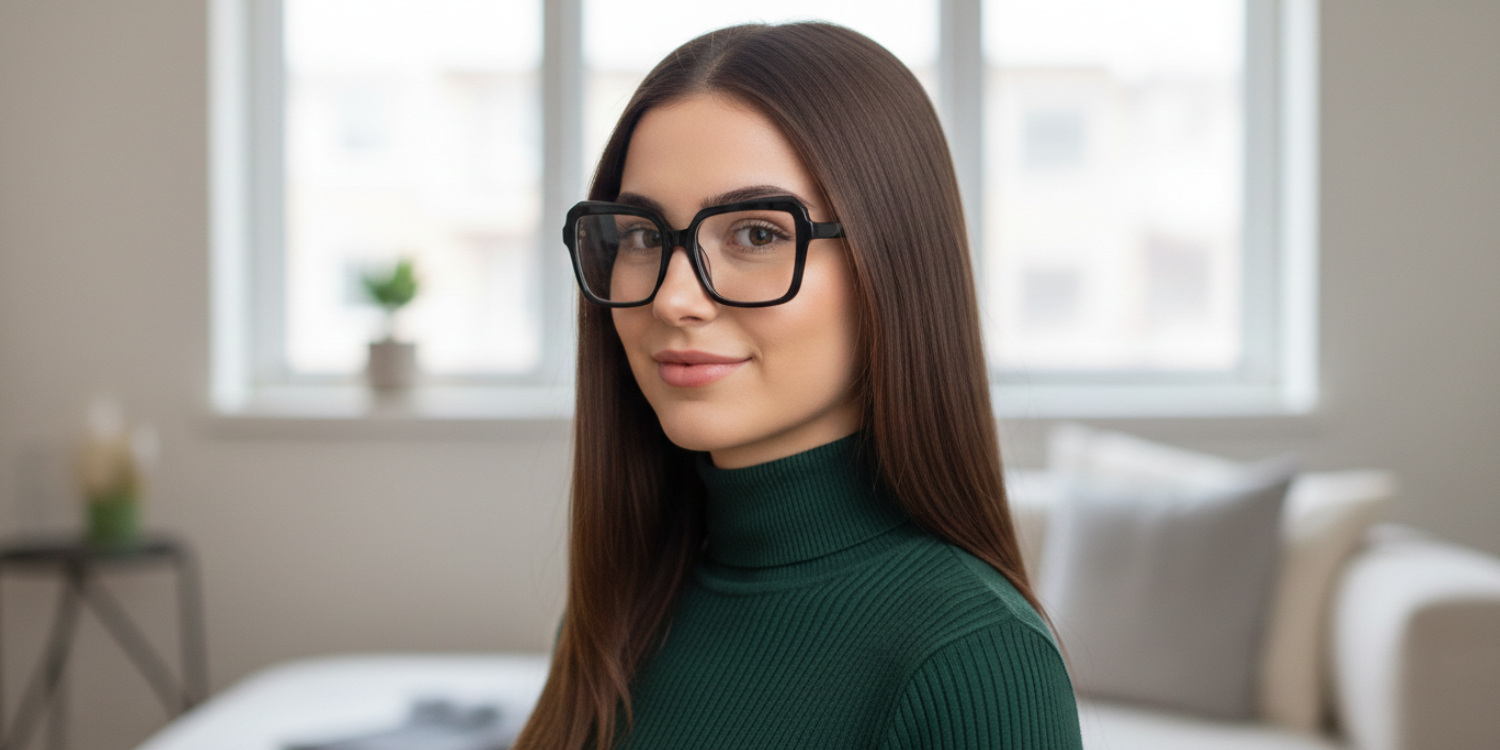 Full Rim Rectangle Classic Eyeglasses RDA10012