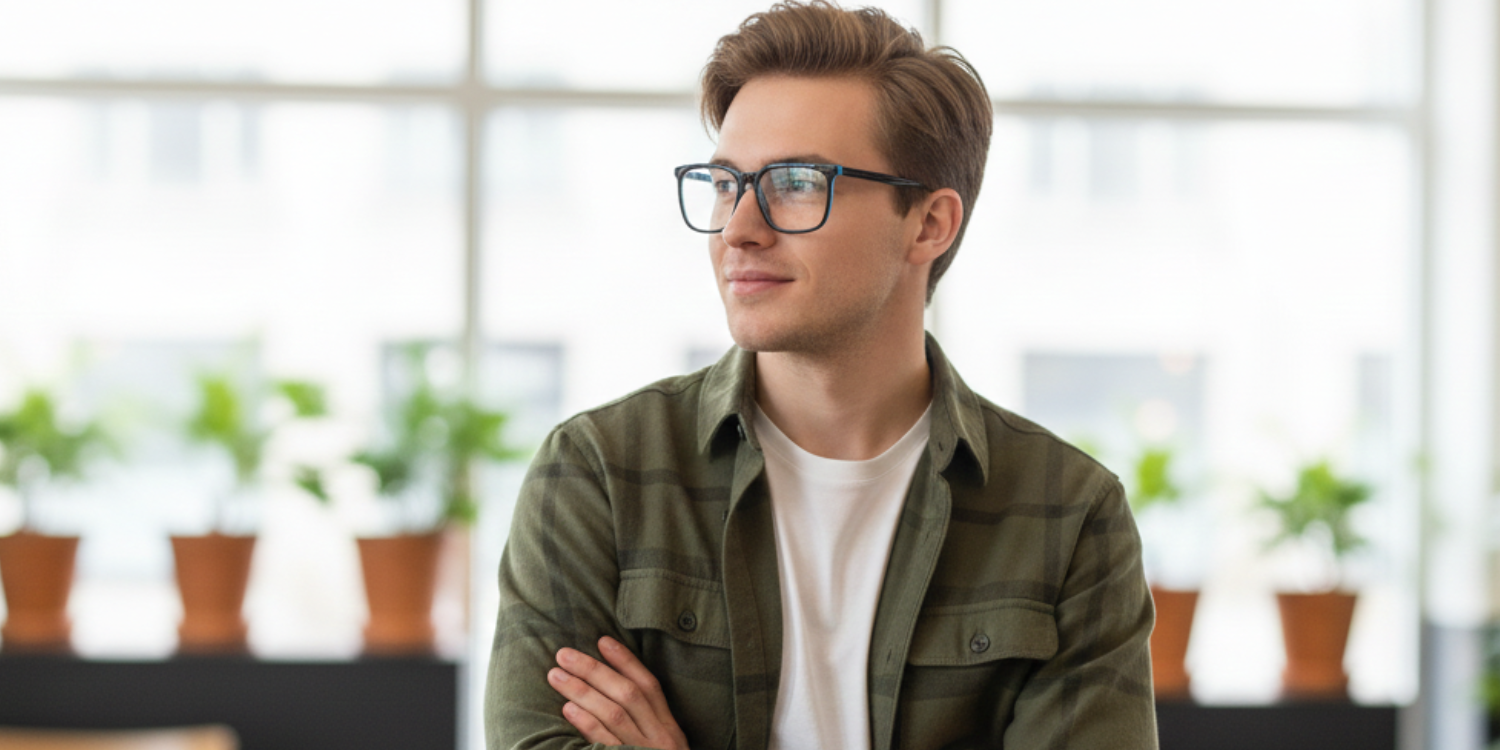 Full Rim Rectangle Classic Eyeglasses RDA10021