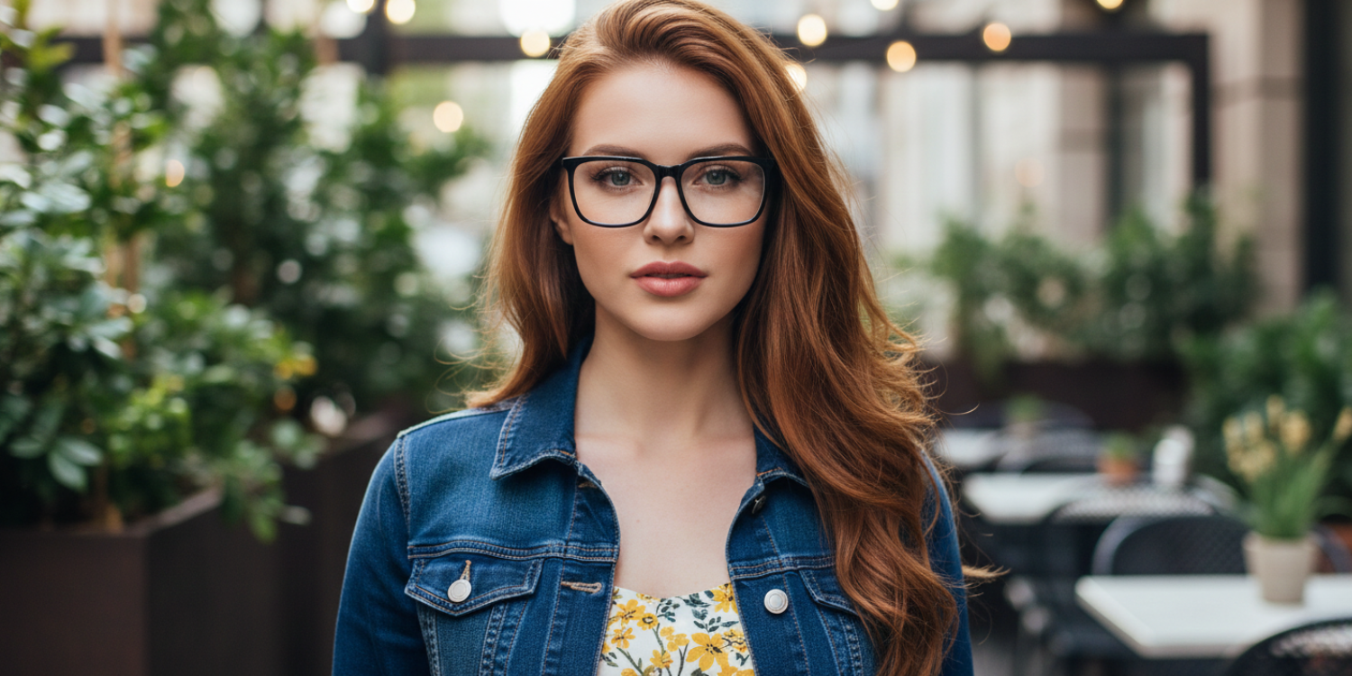 Full Rim Rectangle Classic Eyeglasses RDA10021